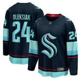 Jamie Oleksiak Seattle Kraken Fanatics Home Breakaway Player Jersey Deep Sea Blue