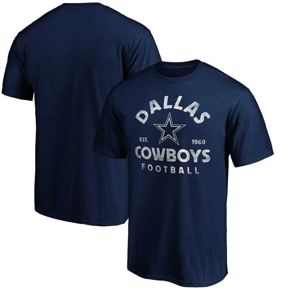 Dallas Cowboys Vintage Arch T-Shirt Navy - NFL