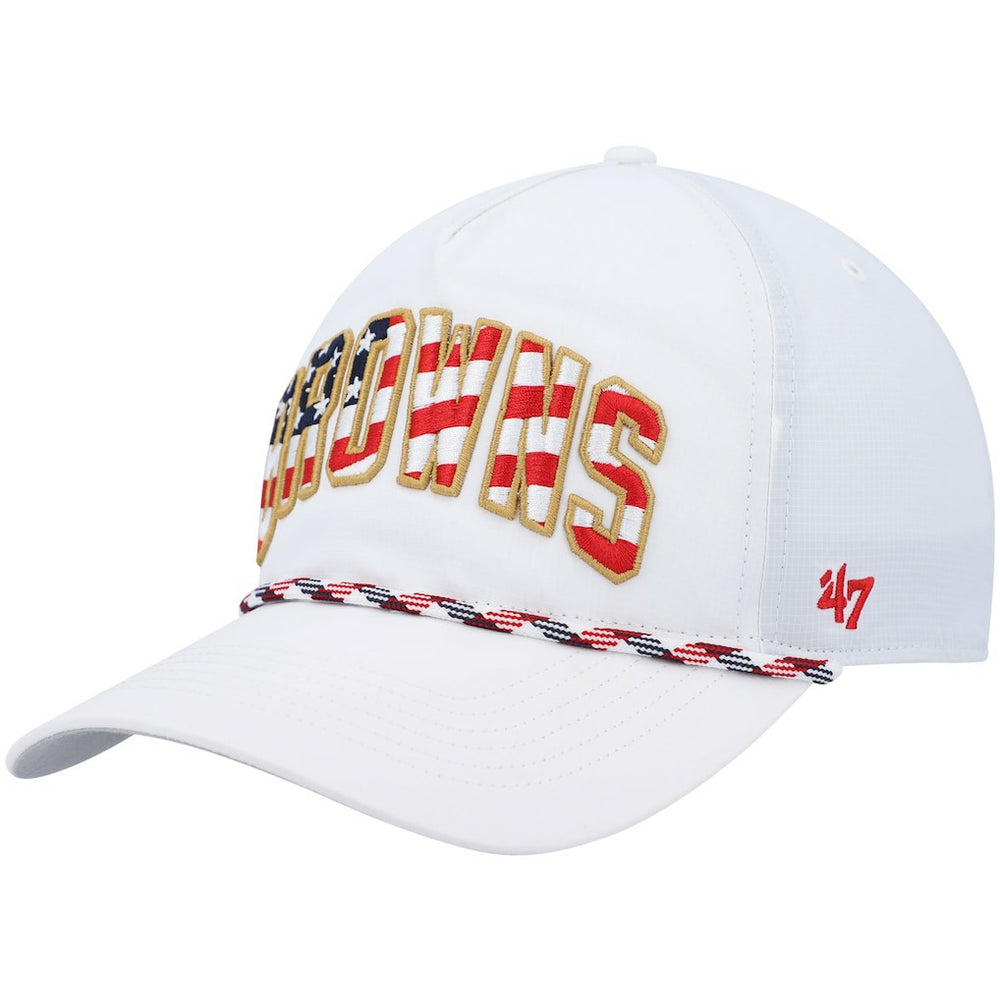 Cleveland Browns '47 Hitch Stars and Stripes Trucker Adjustable Hat White - 47 brand