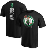 NBA - Jaylen Brown Boston Celtics Playmaker Name & Number T-Shirt - Black