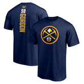 NBA - Aaron Gordon Denver Nuggets Playmaker Name & Number T-Shirt - Navy