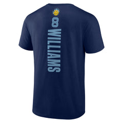 NBA - Ziaire Williams Memphis Grizzlies Playmaker Name & Number T-Shirt - Navy
