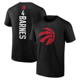 NBA - Scottie Barnes Toronto Raptors Playmaker Name & Number T-Shirt - Black