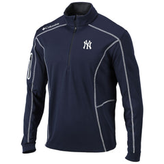 New York Yankees Columbia Shotgun Omni-Wick Quarter-Zip Pullover Jacket discount