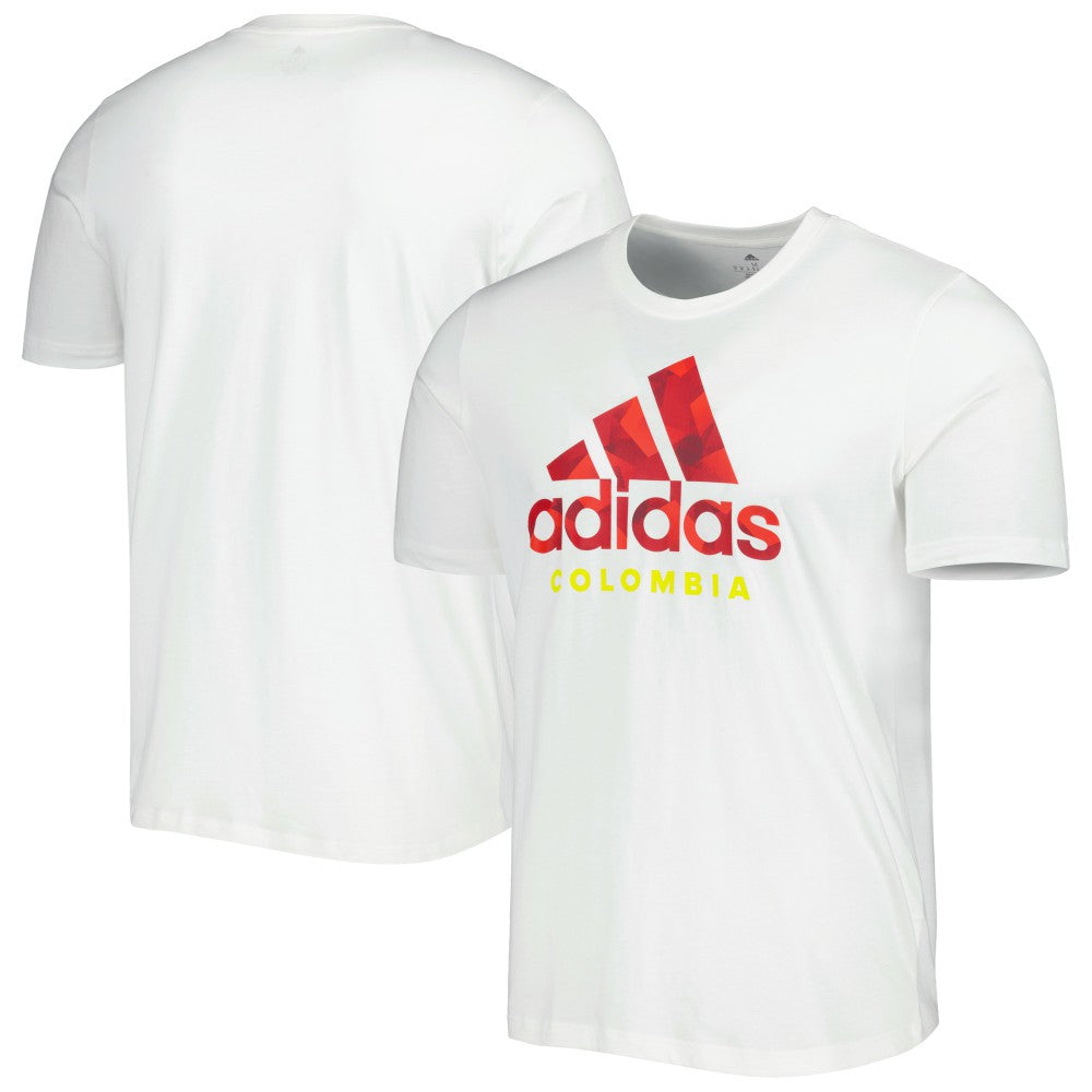 Adidas Colombia National Team DNA Graphic T-Shirts - White