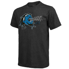 Cam Newton Carolina Panthers Majestic Threads Tri-Blend Player Graphic T-Shirt Black - NFL