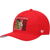 Chicago Blackhawks '47 Reflex Hitch Snapback Hat Red