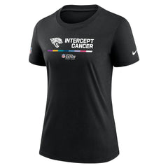 Jacksonville Jaguars Women's NFL Crucial Catch Performance T-Shirt Black - Nike