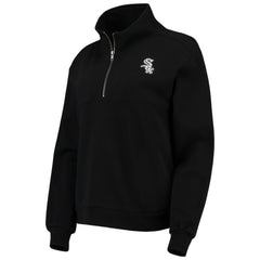 Chicago White Sox The Wild Collective Women's Two-Hit Quarter-Zip Pullover Top Clearance
