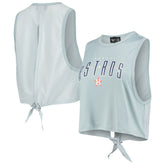 Houston Astros The Wild Collective Women's Open Back Twist-Tie Tank Top Lifestyle