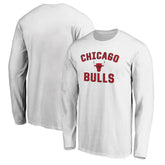 NBA - Chicago Bulls Victory Arch Long Sleeve T-Shirt - White
