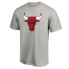 NBA - Chicago Bulls Primary Mascot Logo T-Shirt - Heathered Gray