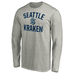 Seattle Kraken Victory Arch Long Sleeve T-Shirt Heathered Gray