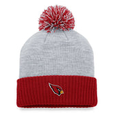 Arizona Cardinals Women's Ash Cuffed Knit Hat with Pom Heather Gray - Fanatics