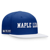 Toronto Maple Leafs - Fanatics Iconic Color Blocked Snapback Hat Blue/White