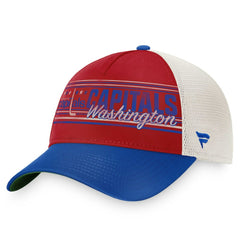Washington Capitals Fanatics True Classic Retro Trucker Snapback Hat Red/Royal