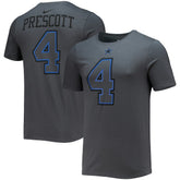 Dak Prescott Dallas Cowboys Player Name & Number T-Shirt Charcoal - Nike