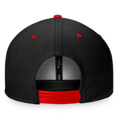 Chicago Blackhawks Fanatics Heritage Retro Two-Tone Snapback Hat Black/Red