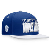 Toronto Maple Leafs - Fanatics Heritage Retro Two-Tone Snapback Hat Blue/White