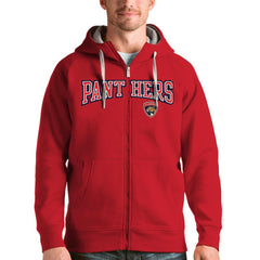 Florida Panthers - Antigua Wordmark Victory Full-Zip Hoodie Red