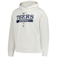 Nike - Philadelphia 76ers 2022/23 Spotlight On-Court Practice Performance Pullover Hoodie - Cream