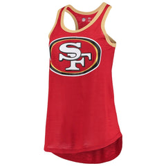 San Francisco 49ers G-III 4Her by Carl Banks Women's Tater Burnout Tank Top Scarlet - NFL