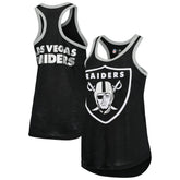 Las Vegas Raiders G-III 4Her by Carl Banks Women's Tater Burnout Tank Top Black - NFL