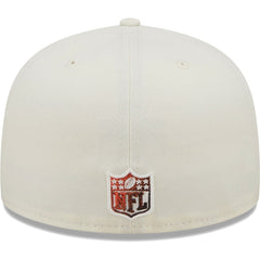 Cleveland Browns New Era Chrome Color Dim 59FIFTY Fitted Hat Cream - NFL