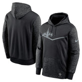 New Orleans Saints RFLCTV Chevron Pullover Hoodie Black - Nike