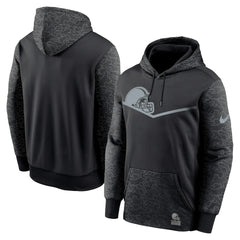 Cleveland Browns RFLCTV Chevron Pullover Hoodie Black - Nike