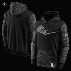 Cleveland Browns RFLCTV Chevron Pullover Hoodie Black - Nike