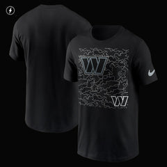 Washington Commanders RFLCTV T-Shirt Black - Nike