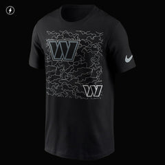 Washington Commanders RFLCTV T-Shirt Black - Nike