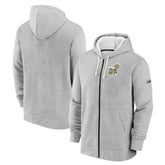 New Orleans Saints Historic Lifestyle Full-Zip Hoodie Heather Gray - Nike