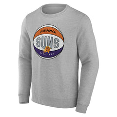 Fanatics - Phoenix Suns True Classics Vint Pullover Sweatshirt - Heathered Gray