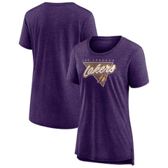 Fanatics - Los Angeles Lakers Women's True Classics Tri-Blend T-Shirt - Heathered Purple