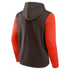 Cleveland Browns Extra Point Pullover Hoodie Brown - Fanatics