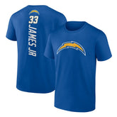 Derwin James Jr. Los Angeles Chargers Playmaker T-Shirt Blue - NFL