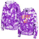 New Era - Phoenix Suns Women's Brushed Cotton Tie-Dye Pullover Hoodie - Purple