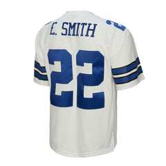 Emmitt Smith Dallas Cowboys Youth Retired Player Legacy Jersey White - Mitchell & Ness