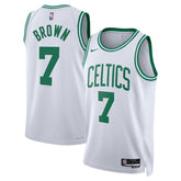 Nike - Jaylen Brown Boston Celtics Unisex Swingman Jersey - Association Edition - White