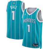 NBA - LaMelo Ball Charlotte Hornets Jordan Brand Unisex Swingman Jersey - Icon Edition - Teal