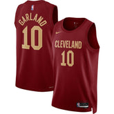 Nike - Darius Garland Cleveland Cavaliers Unisex Swingman Jersey - Icon Editi- Wine