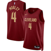 Nike - Evan Mobley Cleveland Cavaliers Unisex Swingman Jersey - Icon Editi- Wine
