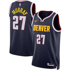 Nike - Jamal Murray Denver Nuggets Unisex Swingman Jersey - Icon Editi- Navy
