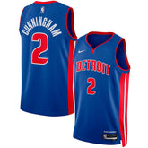 Nike - Cade Cunningham Detroit Pistons Unisex Swingman Jersey - Icon Edition - Blue