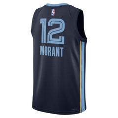 Nike - Ja Morant Memphis Grizzlies Unisex Swingman Jersey - Icon Edition - Navy