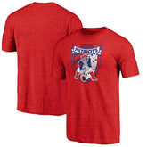 New England Patriots Hometown Collection The Shield Tri-Blend T-Shirt Red - NFL