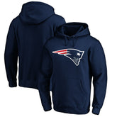 New England Patriots Primary Logo Fitted Pullover Hoodie Navy - NFL
