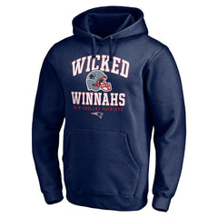 New England Patriots Hometown Collection Wicked Winnahs Pullover Hoodie Navy - NFL